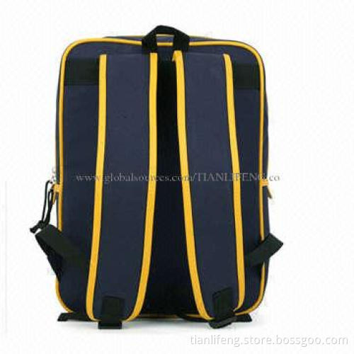 Backpack for laptop, canvas, vertical and simple style